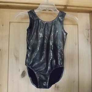 Black Leotard with Sparkles - Girls Size 8